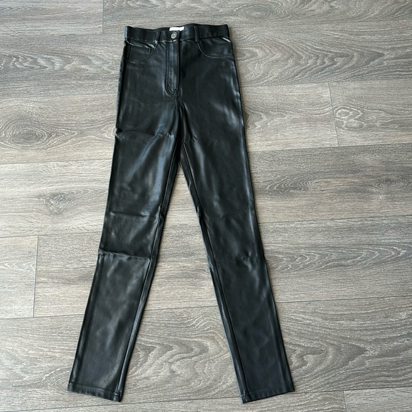 Wilfred Free Faux Leather Leggings - Picture 1 of 5